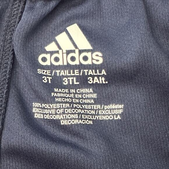 Adidas Girls 3T Red Tee & Navy Shorts Set‎ | NWT Sporty Style - Picture 8 of 8